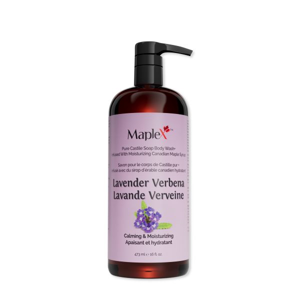Pure Castile Soap Lavender Verbena Liquid Body Wash